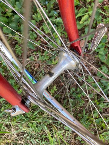 Used Olmo Custom Campagnolo Record 1974 Road & Gravel, Red — image 5 of 7