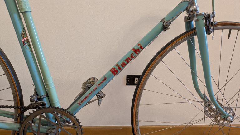 Gebrauchtes Bianchi Campione Del Mondo '53 1967 Road & Gravel, Blau — Bild 3 von 15