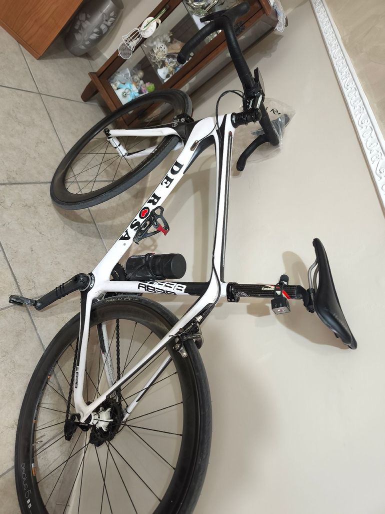 Used De Rosa Idol Shimano Ultegra Di2 2015 Road & Gravel, White — image 2 of 12