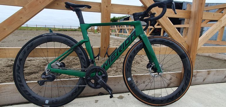 Used Merida REACTO 8000 2024 2024 Road & Gravel, Green — image 2 of 4