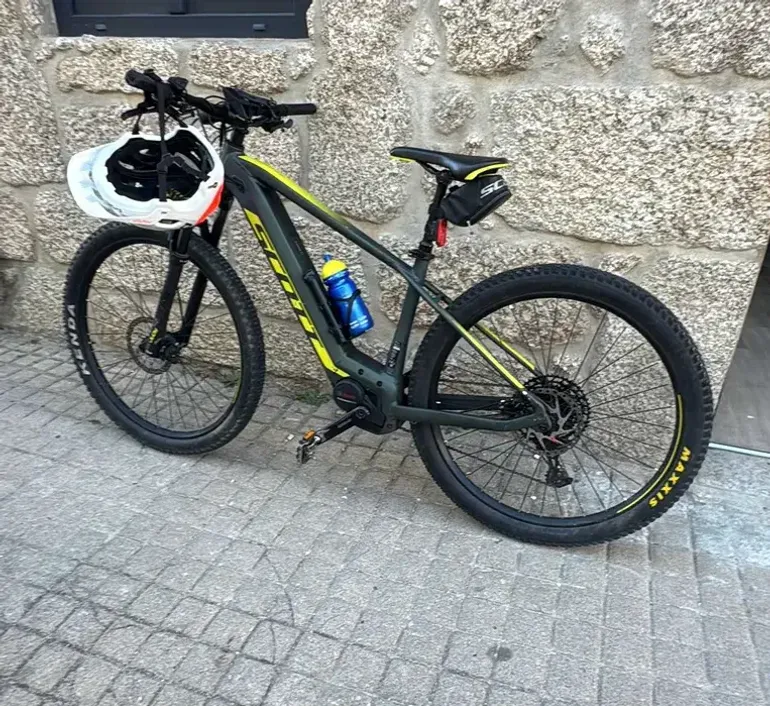 Gebrauchtes Scott ERIDE 930 Ebike 2023 Mountainbike, Grün — Bild 3 von 5