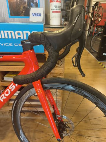 Used De Rosa Merak Campagnolo Super Record EPS 2020 Road & Gravel, Red — image 10 of 13