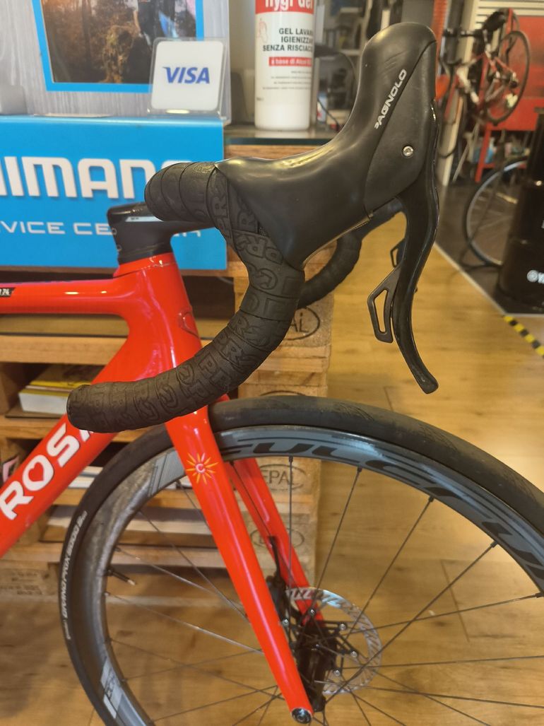 Used De Rosa Merak Campagnolo Super Record EPS 2020 Road & Gravel, Red — image 10 of 13