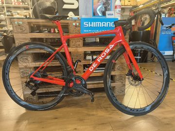 Used De Rosa Merak Campagnolo Super Record EPS 2020 Road & Gravel, Red — image 1 of 13