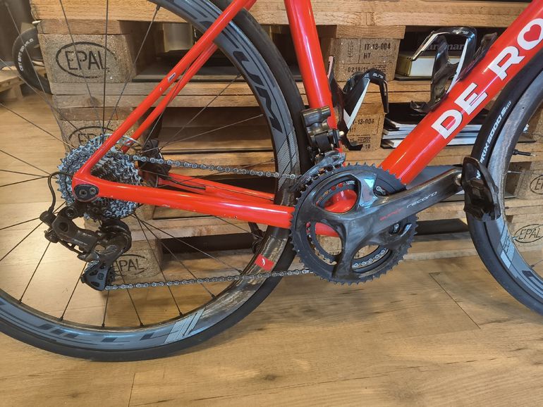 Used De Rosa Merak Campagnolo Super Record EPS 2020 Road & Gravel, Red — image 3 of 13