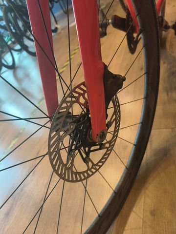 Used De Rosa Merak Campagnolo Super Record EPS 2020 Road & Gravel, Red — image 7 of 13