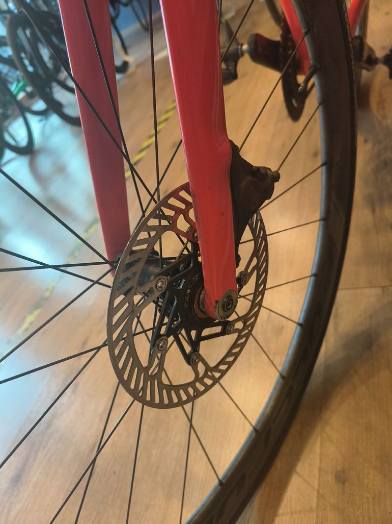 Used De Rosa Merak Campagnolo Super Record EPS 2020 Road & Gravel, Red — image 7 of 13