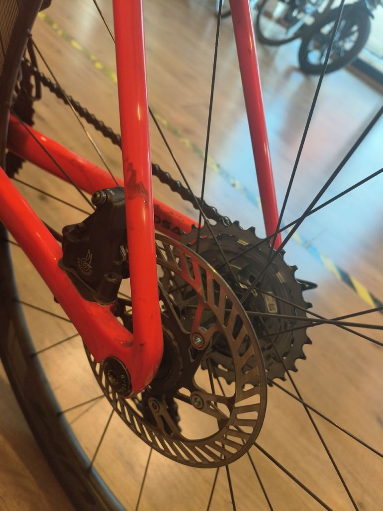 Used De Rosa Merak Campagnolo Super Record EPS 2020 Road & Gravel, Red — image 8 of 13