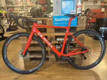 Used De Rosa Merak Campagnolo Super Record EPS 2020 Road & Gravel, Red — image 2 of 13