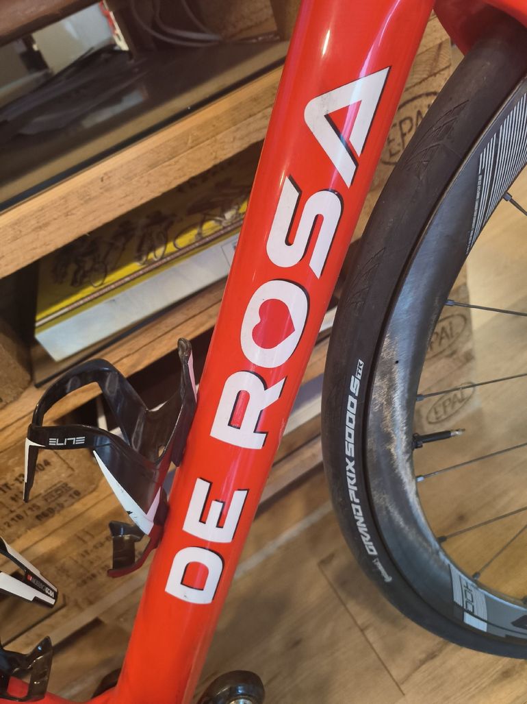 Used De Rosa Merak Campagnolo Super Record EPS 2020 Road & Gravel, Red — image 11 of 13