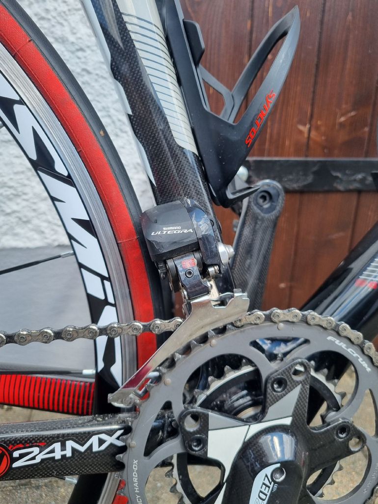 Used Look 695 Shimano Ultegra 2016 Road & Gravel, Red — image 9 of 17