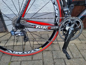 Used Look 695 Shimano Ultegra 2016 Road & Gravel, Red — image 3 of 17