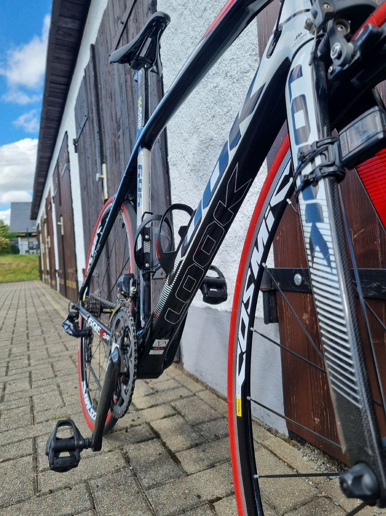 Used Look 695 Shimano Ultegra 2016 Road & Gravel, Red — image 6 of 17