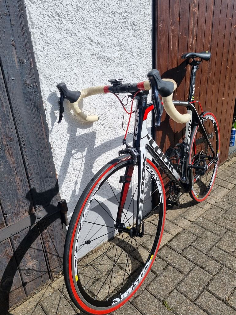 Used Look 695 Shimano Ultegra 2016 Road & Gravel, Red — image 13 of 17