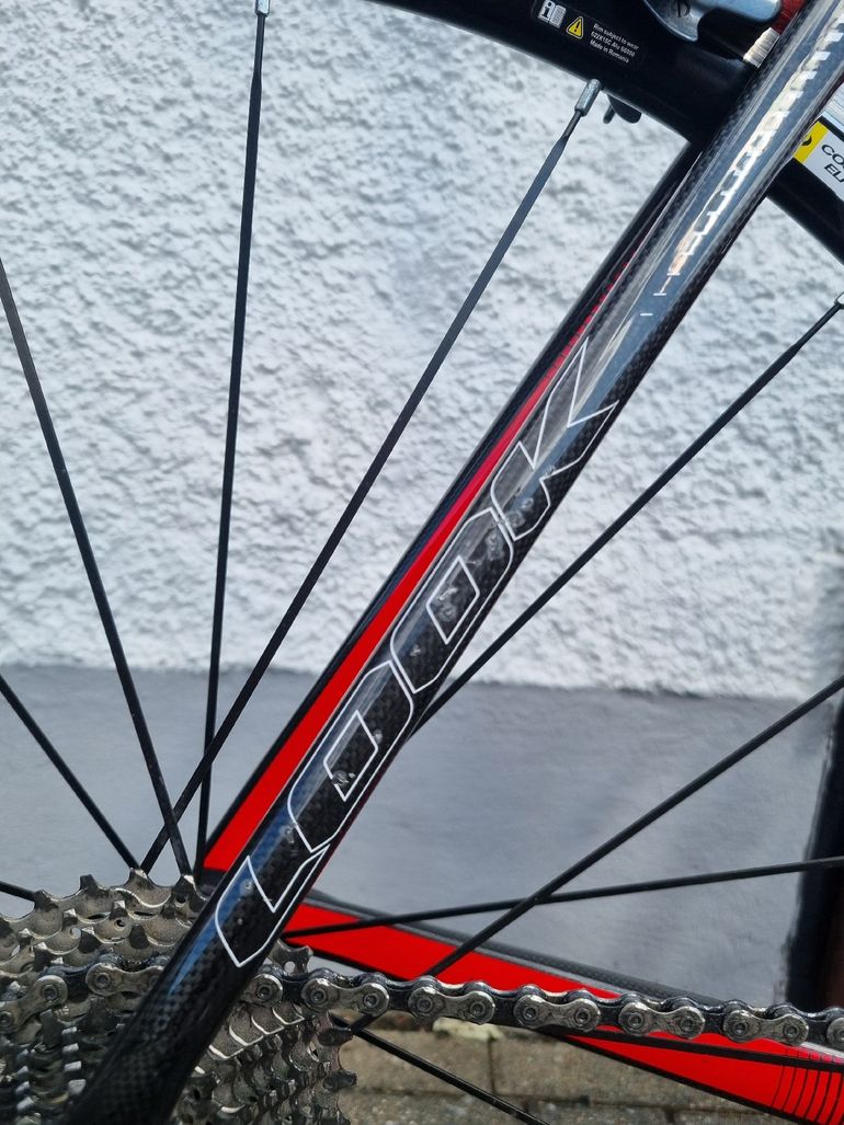 Used Look 695 Shimano Ultegra 2016 Road & Gravel, Red — image 8 of 17