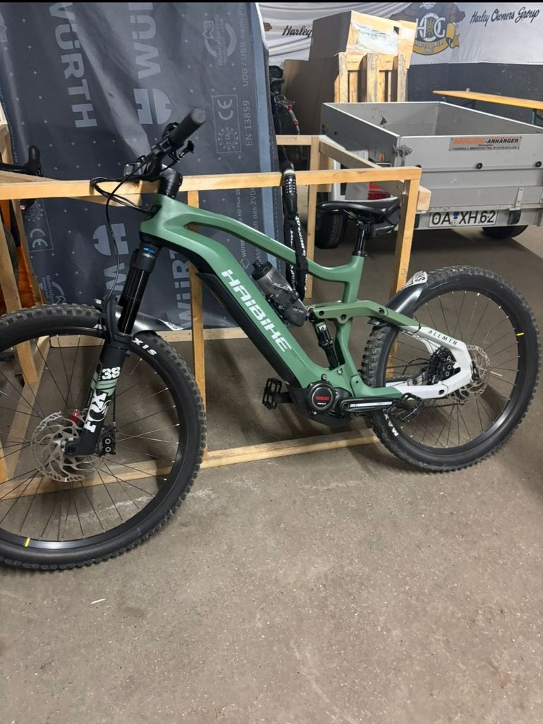 Gebrauchtes Haibike AllMtn 6 2021 2021 Mountainbike, Grün, 29 — Bild 2 von 3