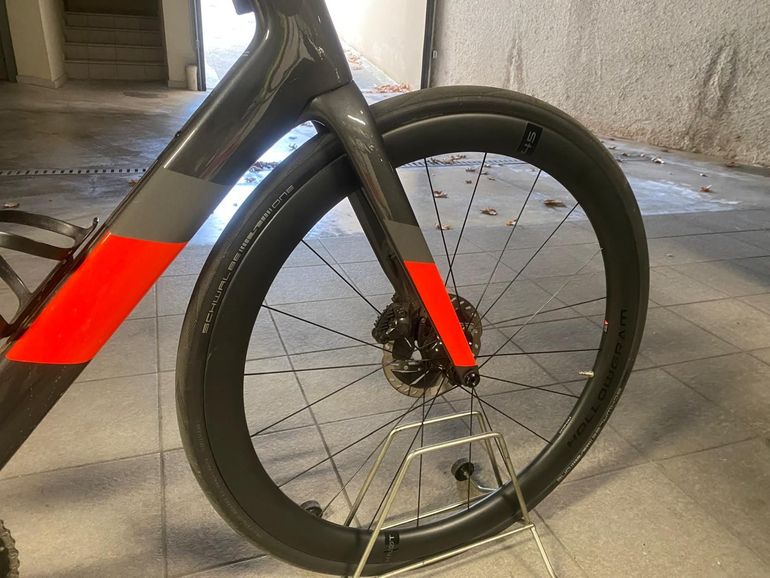 Gebrauchtes Cannondale Supersix Shimano 105 2023 Road & Gravel, Hellgrau — Bild 12 von 13