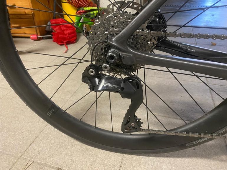 Gebrauchtes Cannondale Supersix Shimano 105 2023 Road & Gravel, Hellgrau — Bild 13 von 13