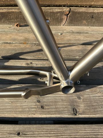 Used Bearclaw Thunderhawk Frameset Frameset 2023 Road & Gravel, Light Gray — image 4 of 8