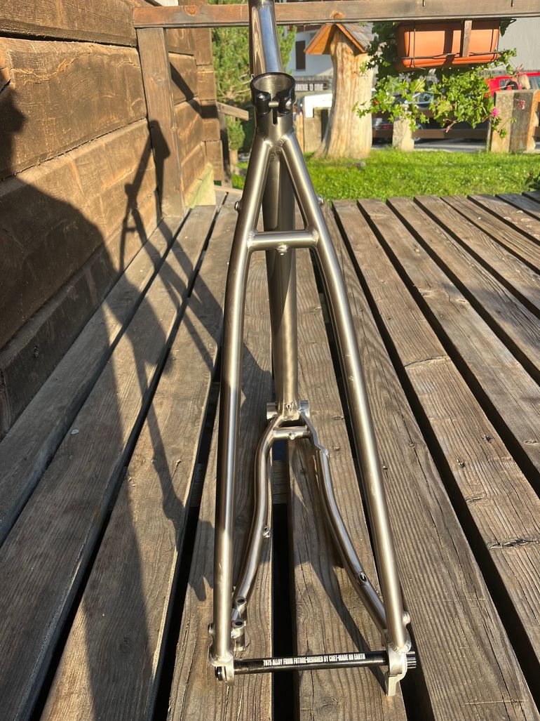 Used Bearclaw Thunderhawk Frameset Frameset 2023 Road & Gravel, Light Gray — image 3 of 8