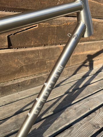 Used Bearclaw Thunderhawk Frameset Frameset 2023 Road & Gravel, Light Gray — image 7 of 8