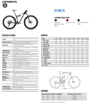 Orbea OIZ M10 2023 2023 Mountainbike usato, Verde — immagine 6 di 6