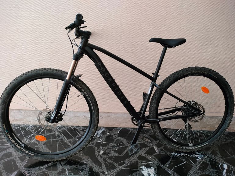 ROCKRIDER EXPL 500 29" M - Upgraded TUBELESS 2026 Mountainbike usato, Nero — immagine 1 di 8