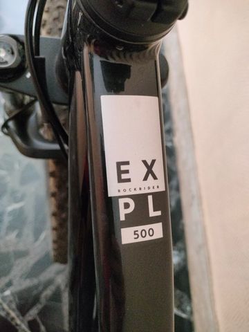ROCKRIDER EXPL 500 29" M - Upgraded TUBELESS 2026 Mountainbike usato, Nero — immagine 8 di 8