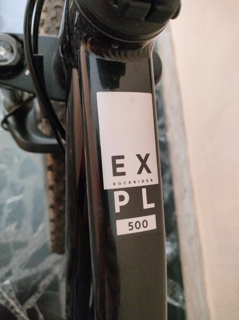 ROCKRIDER EXPL 500 29" M - Upgraded TUBELESS 2026 Mountainbike usato, Nero — immagine 8 di 8