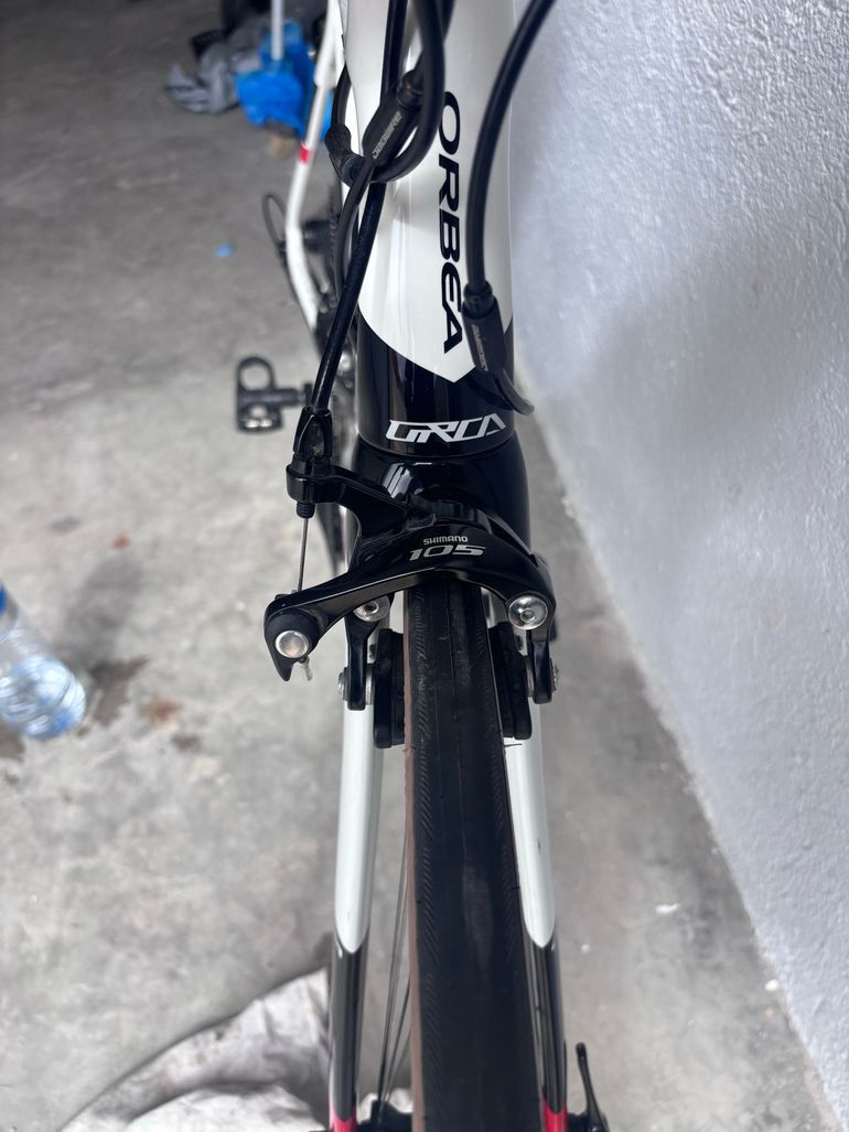 Used Orbea Orca Shimano 105 2017 Road & Gravel, White — image 6 of 11