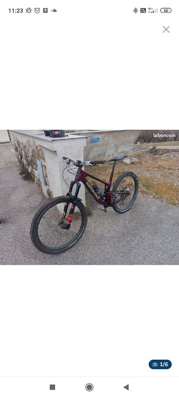 Brugt Santa Cruz HIGHTOWER R / Carbon C 2023 Frameset 2023 Mountainbike — billede 5 af 5