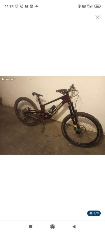 Brugt Santa Cruz HIGHTOWER R / Carbon C 2023 Frameset 2023 Mountainbike — billede 2 af 5