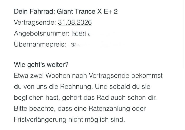 Gebrauchtes Giant Trance X E+ 2 I 750Wh I (nur 68km gefahren) 2023 Mountainbike, Blau — Bild 7 von 7