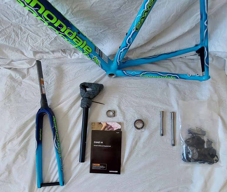Used Cannondale CAAD14 Team Dream Frameset 2026 Road & Gravel, Blue — image 9 of 9