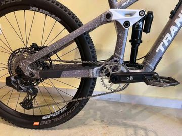 Used Transition Bottlerocket Single Crown 2025 2025 Mountainbike, Light Gray, 27.5 — image 4 of 10