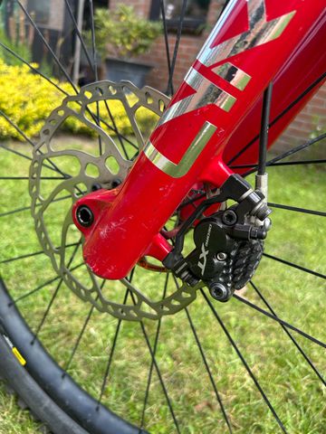 Used Nukeproof Mega 275c RS 2019 2019 Mountainbike, Red, 27.5 — image 11 of 15