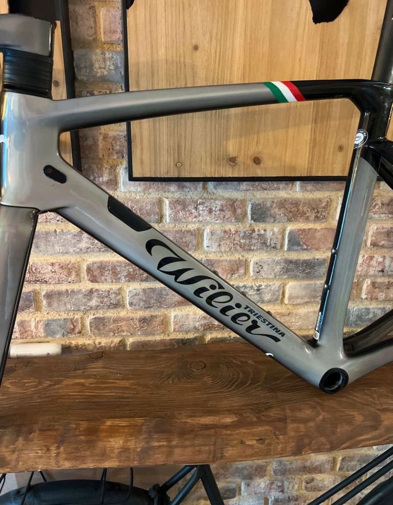 Used Wilier Cento10 Pro Frameset 2022 Road & Gravel, Light Gray — image 3 of 3