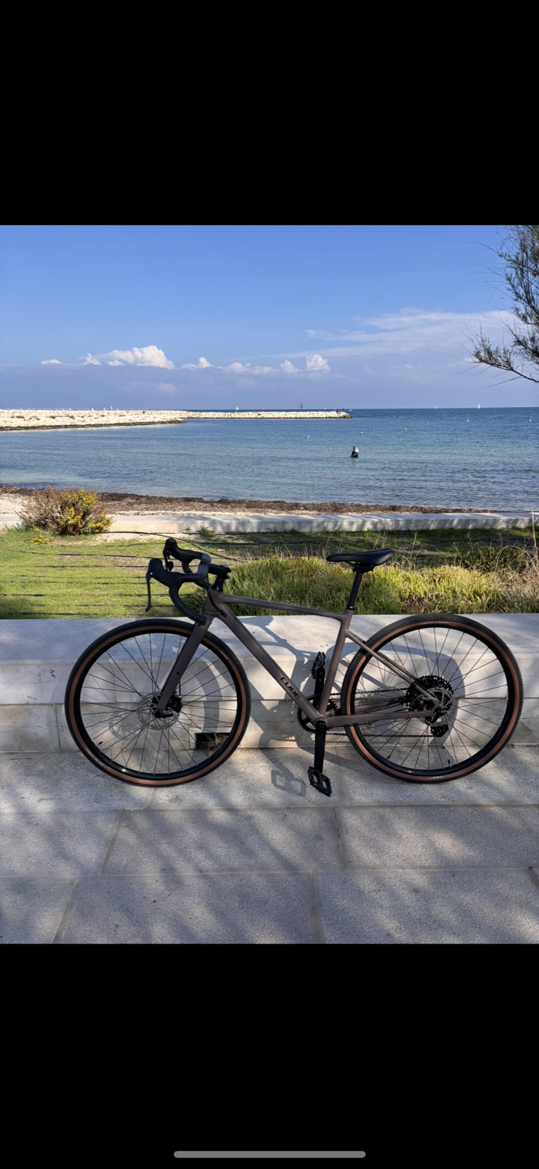 CUBE NUROAD, ONE 2025 2025 Road & Gravel usato, Grigio chiaro — immagine 5 di 7