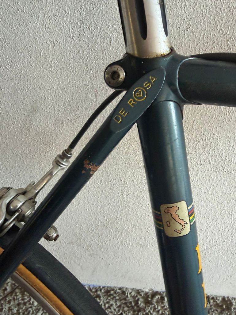 Used De Rosa Professional Anni 70 1970 Road & Gravel, Blue — image 13 of 13