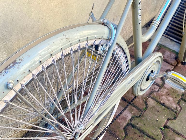 Used Ganna Italian handmade Sportstourer ‘70s Vintage 1975 Urban, Light Gray — image 9 of 20