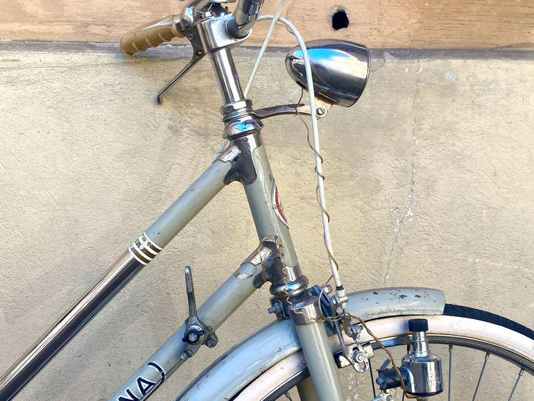Used Ganna Italian handmade Sportstourer ‘70s Vintage 1975 Urban, Light Gray — image 3 of 20