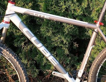 Used CUBE Elite HPT Frameset 2009 Mountainbike, Light Gray — image 4 of 6