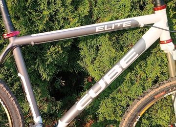 Used CUBE Elite HPT Frameset 2009 Mountainbike, Light Gray — image 3 of 6
