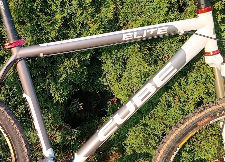 Used CUBE Elite HPT Frameset 2009 Mountainbike, Light Gray — image 3 of 6