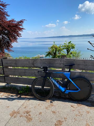 Canyon Speedmax CF SLX 9.0 TT 2019 2019 Road & Gravel usato, Blu — immagine 2 di 8