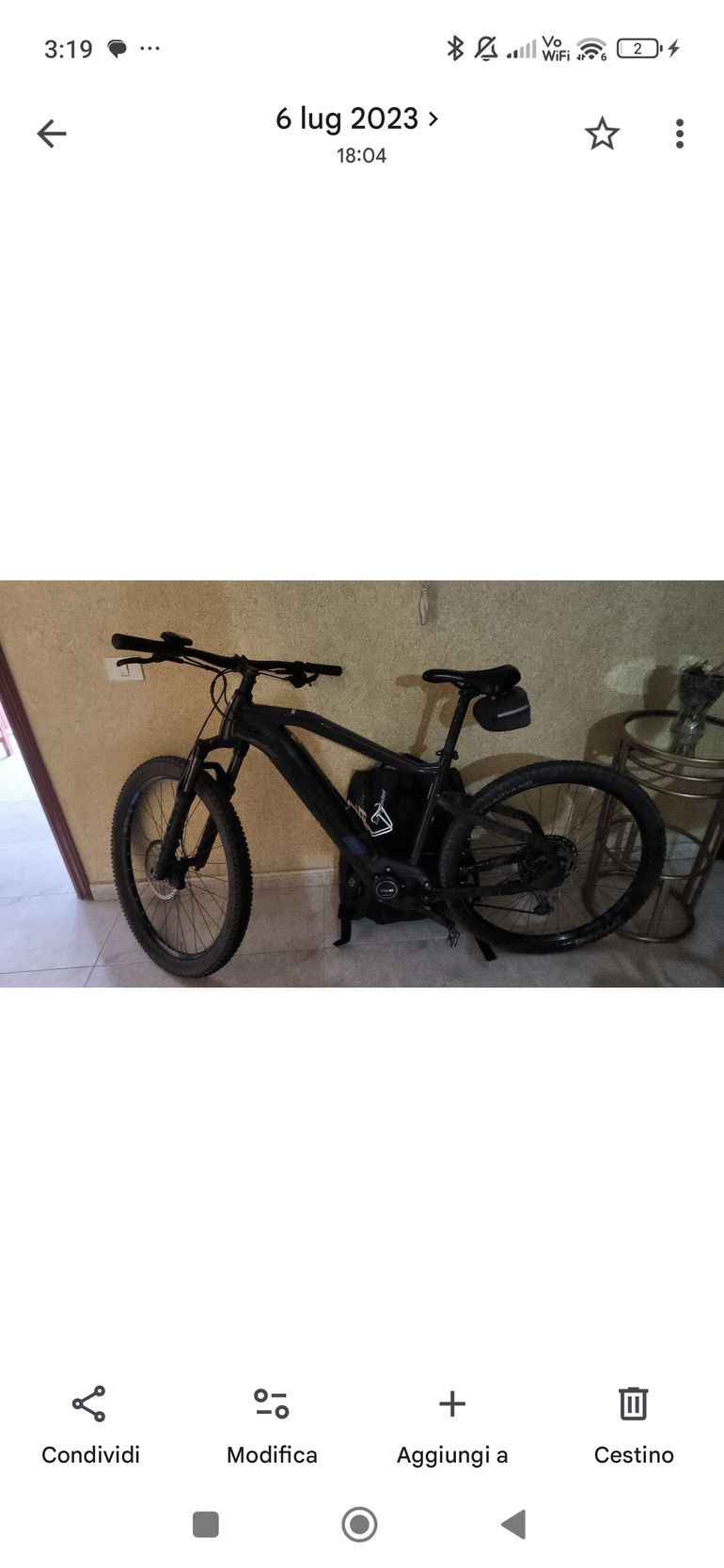 Used Haibike HardNine 7 2021 2021 Mountainbike, Black, 29 — image 4 of 5