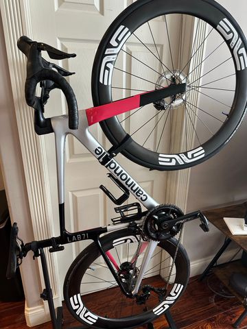 Used Cannondale SuperSix EVO Shimano Dura Ace Di2 - EF Education Team Bike 2023 Road & Gravel, Light Gray — image 2 of 5