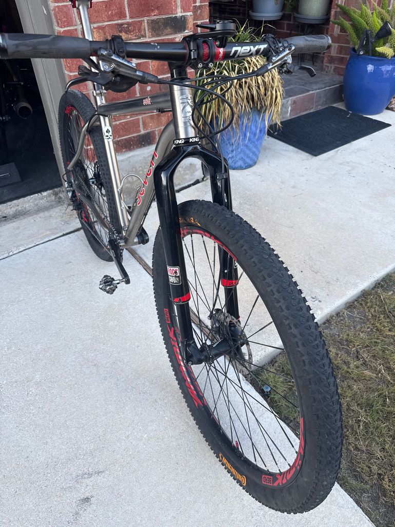 Used Seven Cycles Custom Shimano XTR 2019 Mountainbike, Light Gray — image 5 of 11
