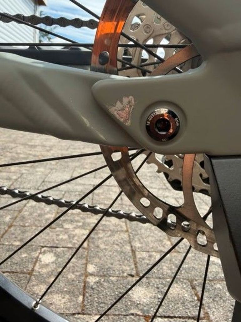 Used CUBE Stereo Shimano Dura Ace Di2 2023 Mountainbike, Light Gray — image 4 of 12