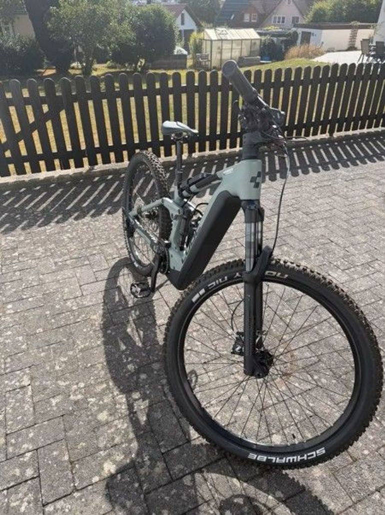 Used CUBE Stereo Shimano Dura Ace Di2 2023 Mountainbike, Light Gray — image 9 of 12